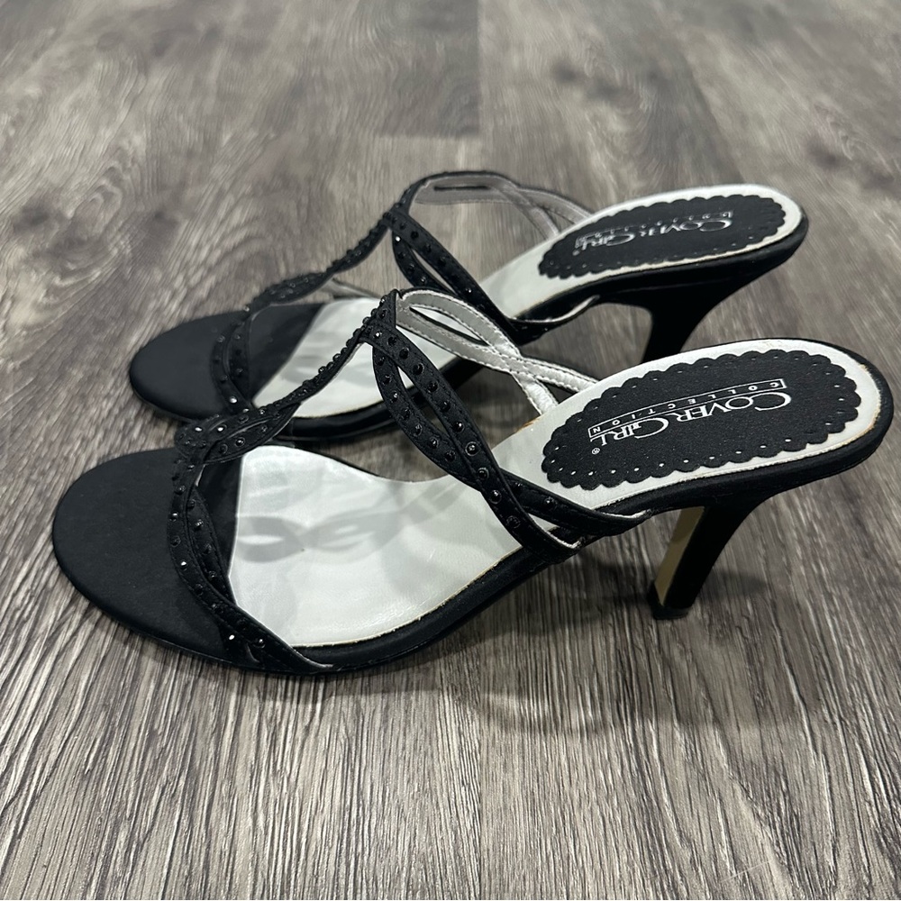 Covergirl Collection NWOT Stacy Shoes Black Heels Size 8 1/2